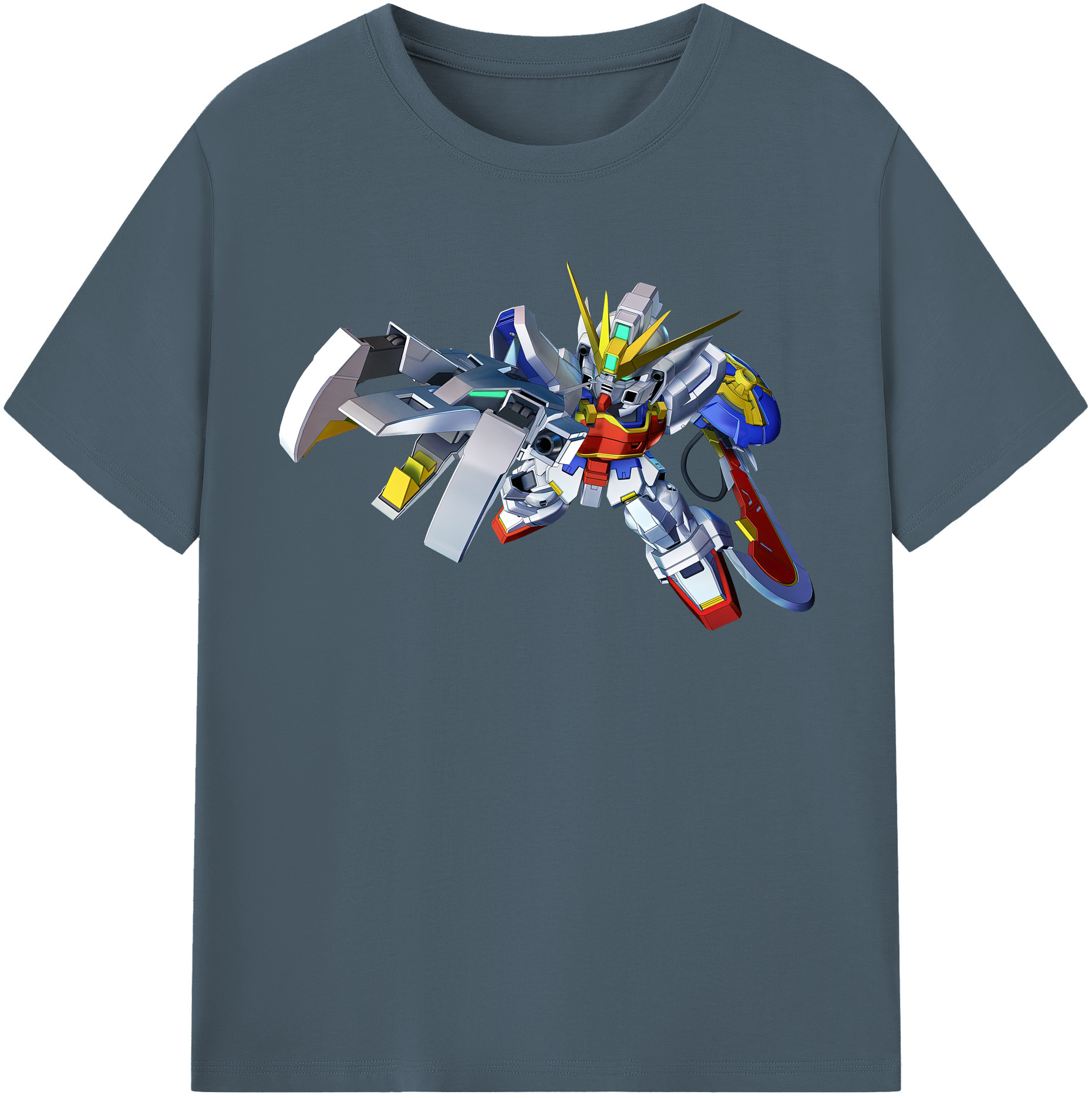 （画像用） 機動戦士ガンダム Mobile Suit Gundam 綿100％半袖Tシャツ（フロントプリント）